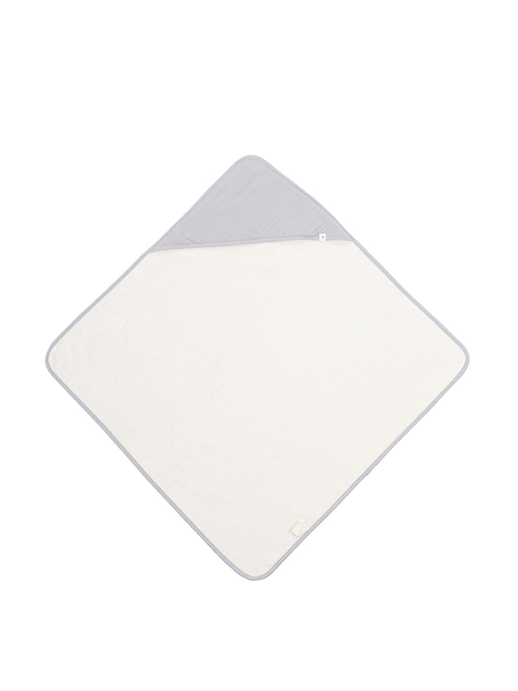 Joy of Colors Organik Pamuk Müslin Bebek Kundak Gri 75x75