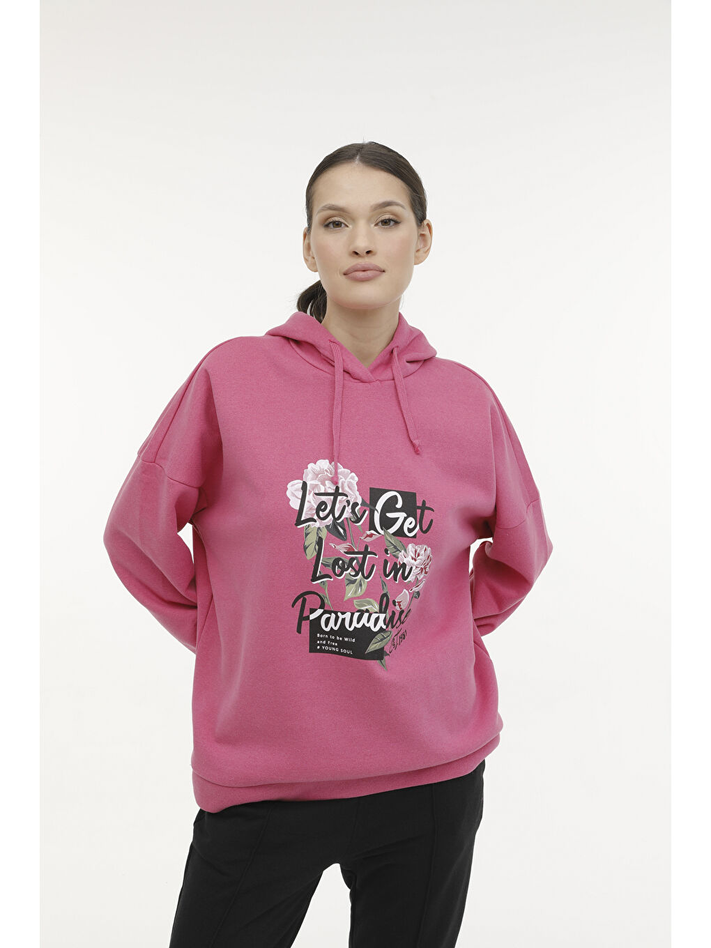 Kinetix Pembe WL LAYLA 17GF83 3PR Pembe Kadın Sweatshirt