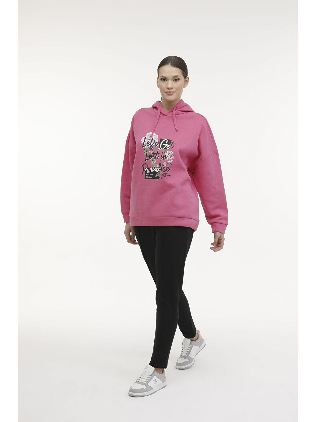 Kinetix Pembe WL LAYLA 17GF83 3PR Pembe Kadın Sweatshirt - 2