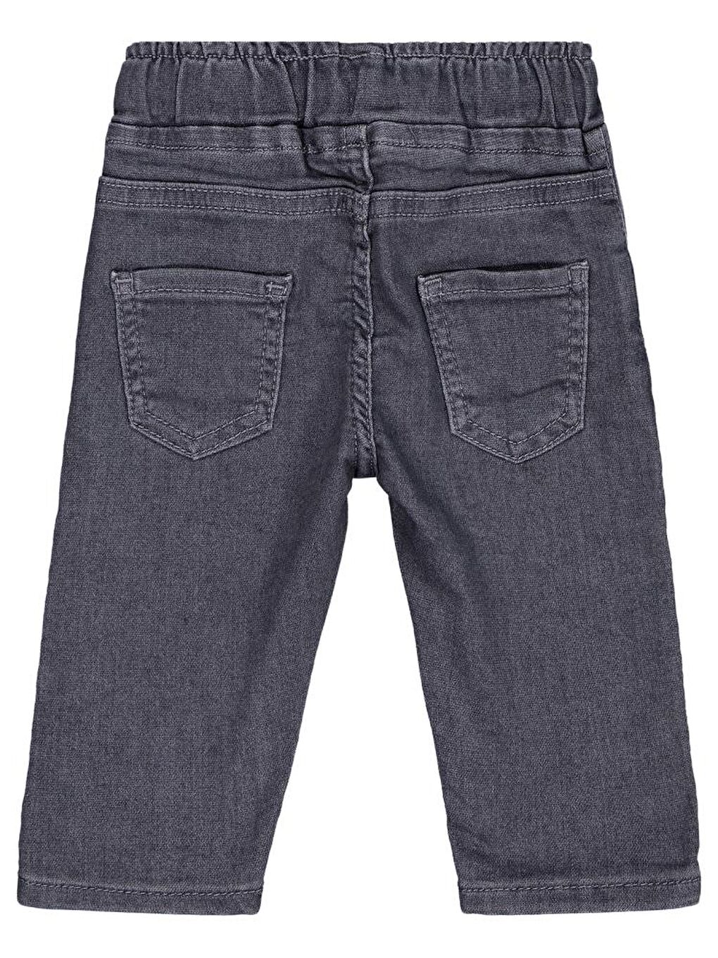 Gri Bebek Bağcıklı 6-18 Ay Pantolon-1