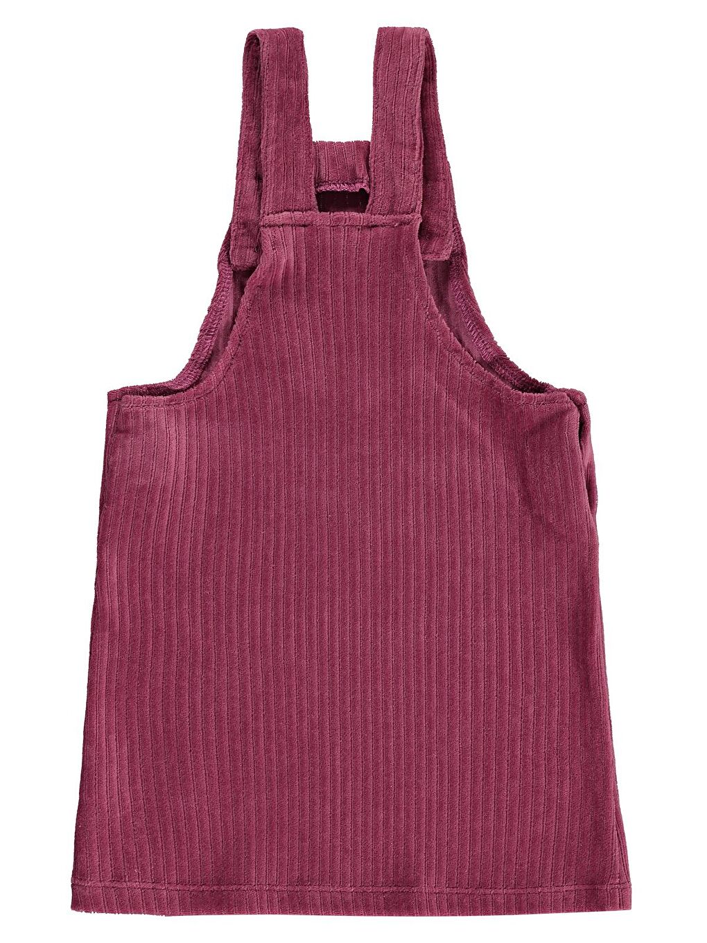 Mürdüm Girls Gipeli Fitilli Kadife 2-5 Yaş Elbise - Lila 3-4 Yaş-1