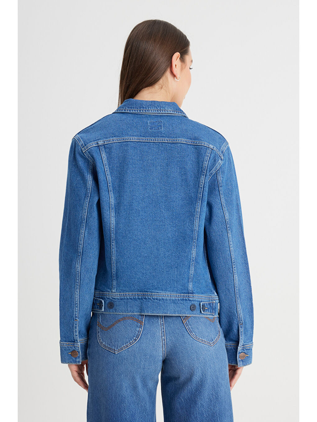 Regular Fit Normal Kesim Açık Mavi Jean Jean Ceket-4