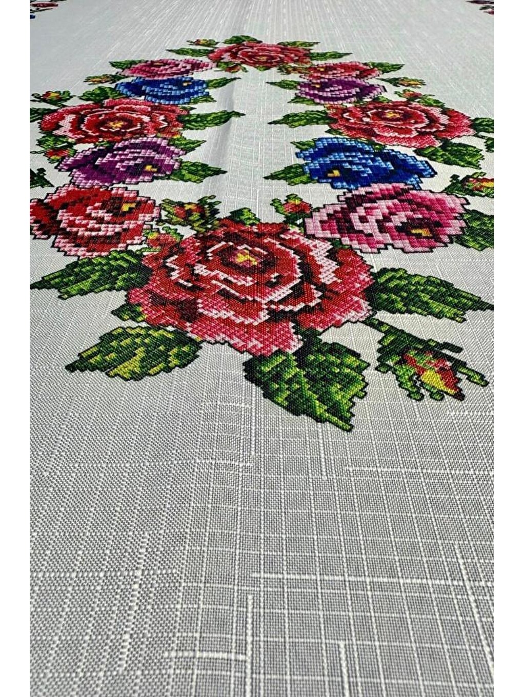 Karışık Rengül Dertsiz Masa Örtüsü 150x200 Cm-2