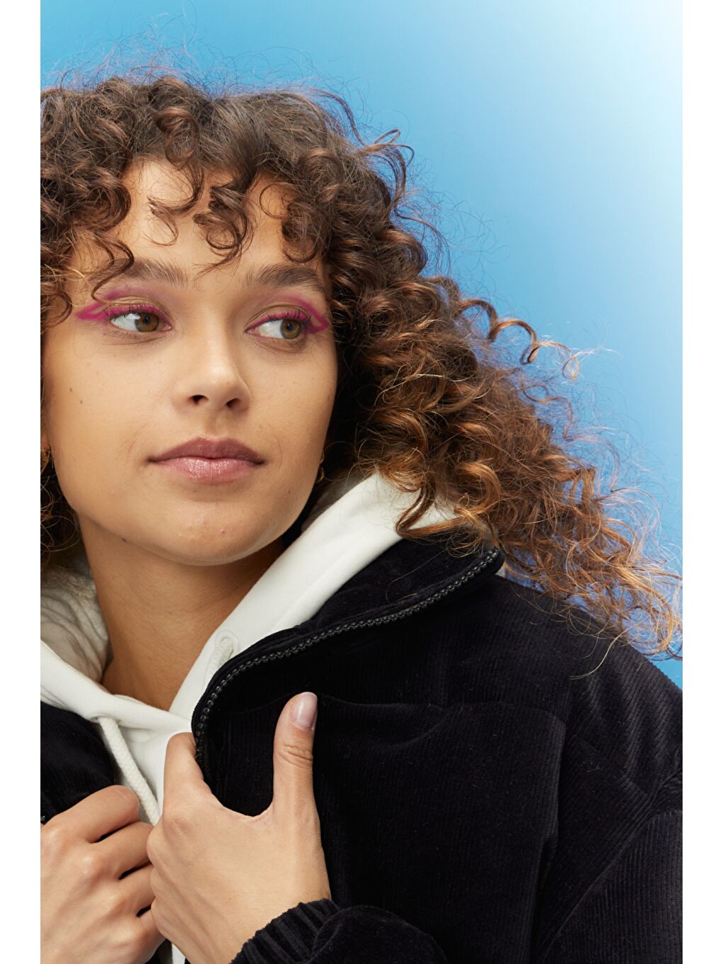 Regular Fit Normal Kesim Siyah Şişme Mont-2