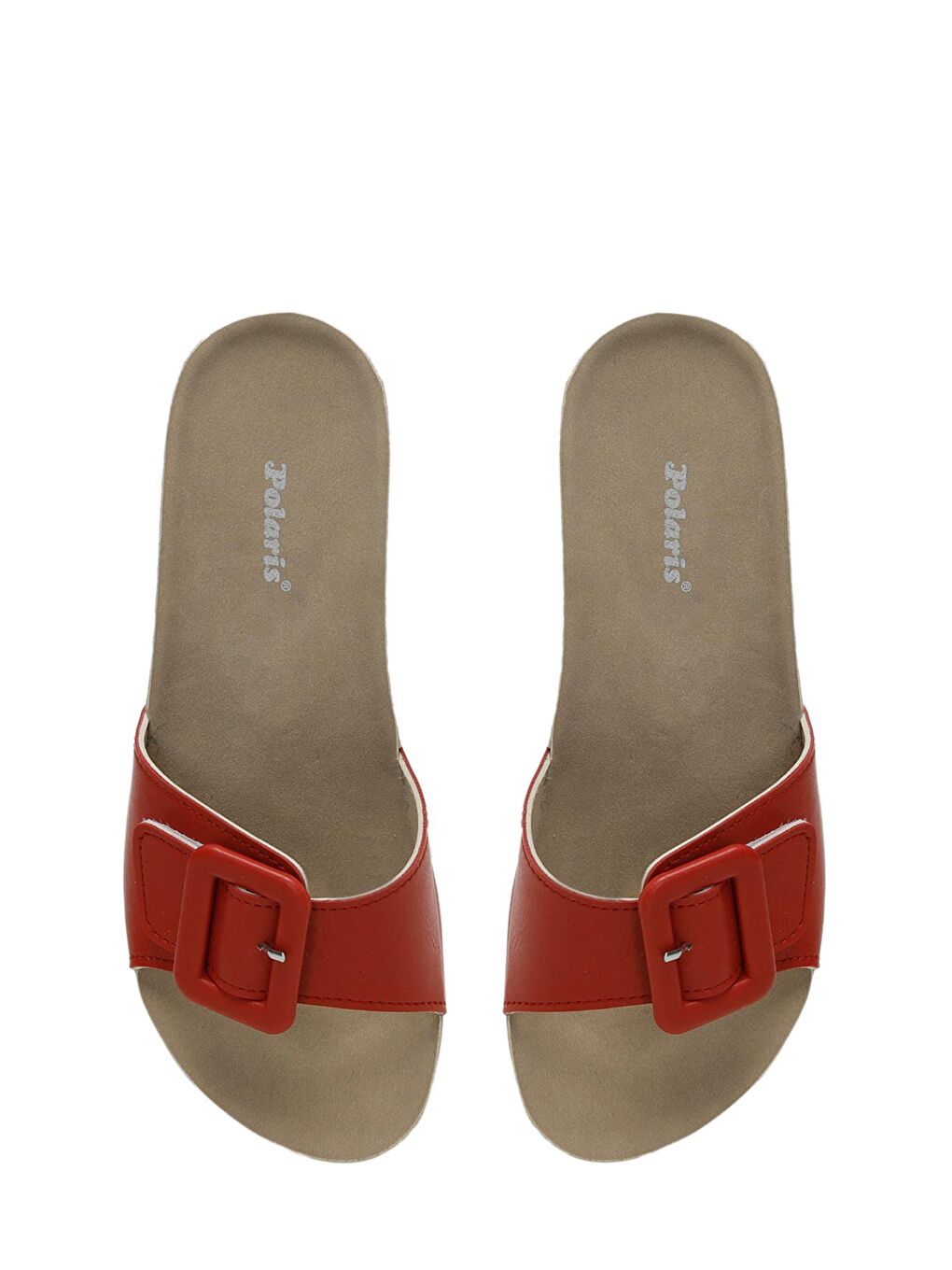 405064.Z4FX Kırmızı Kadın Dolgu Topuk Terlik-3