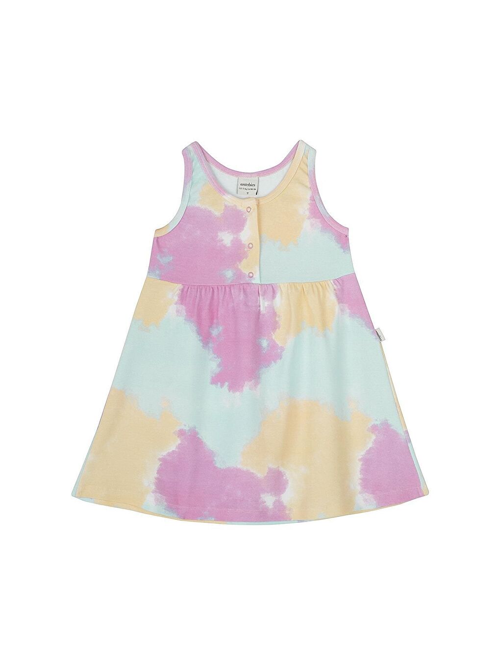 Pembe Renkli Batik Elbise