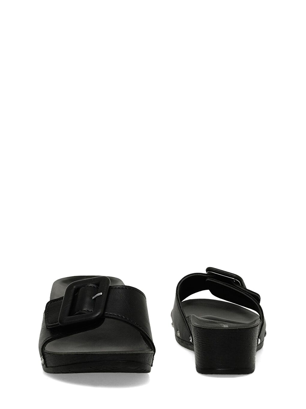 405064.Z4FX Siyah Kadın Dolgu Topuk Terlik-4