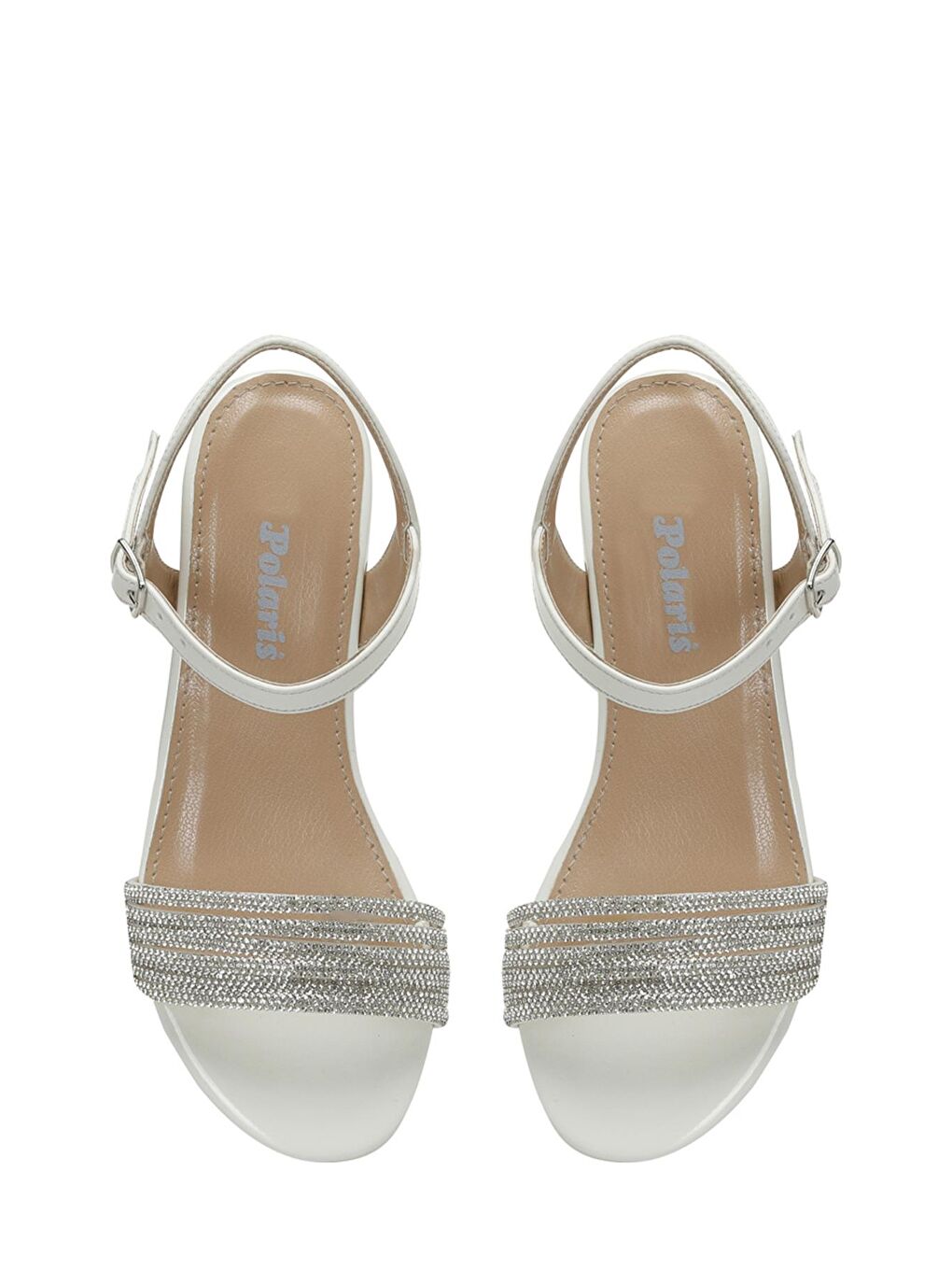 EMILI.F4FX Beyaz Kız Çocuk Sandalet-3