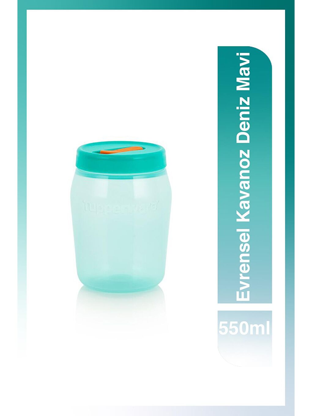 Tupperware Mavi Evrensel Kavanoz 550ml D.Mavi