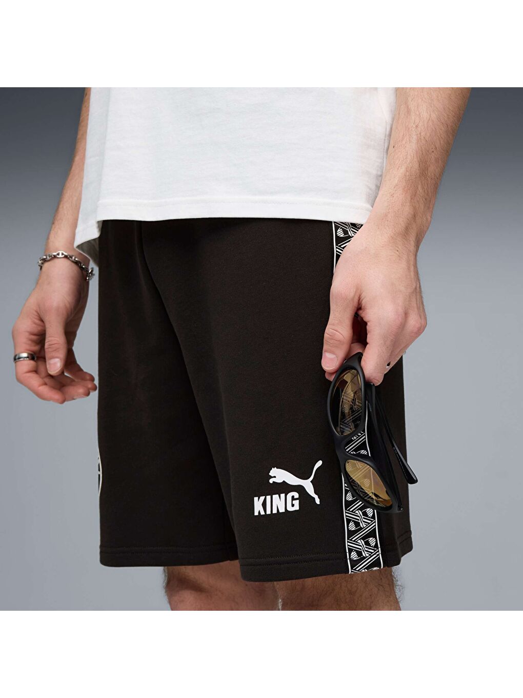 Siyah Manchester CITY KING Erkek Eşofman Altı-1