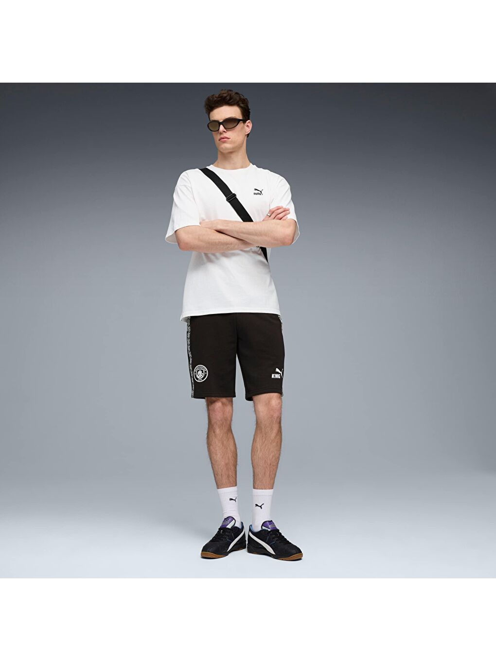 Siyah Manchester CITY KING Erkek Eşofman Altı-3