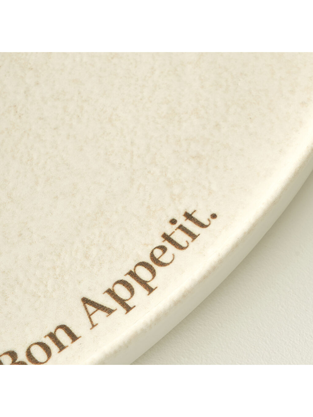 Ekru Bon Appetit Porselen Sunum Tabağı Krem (26 cm)-1