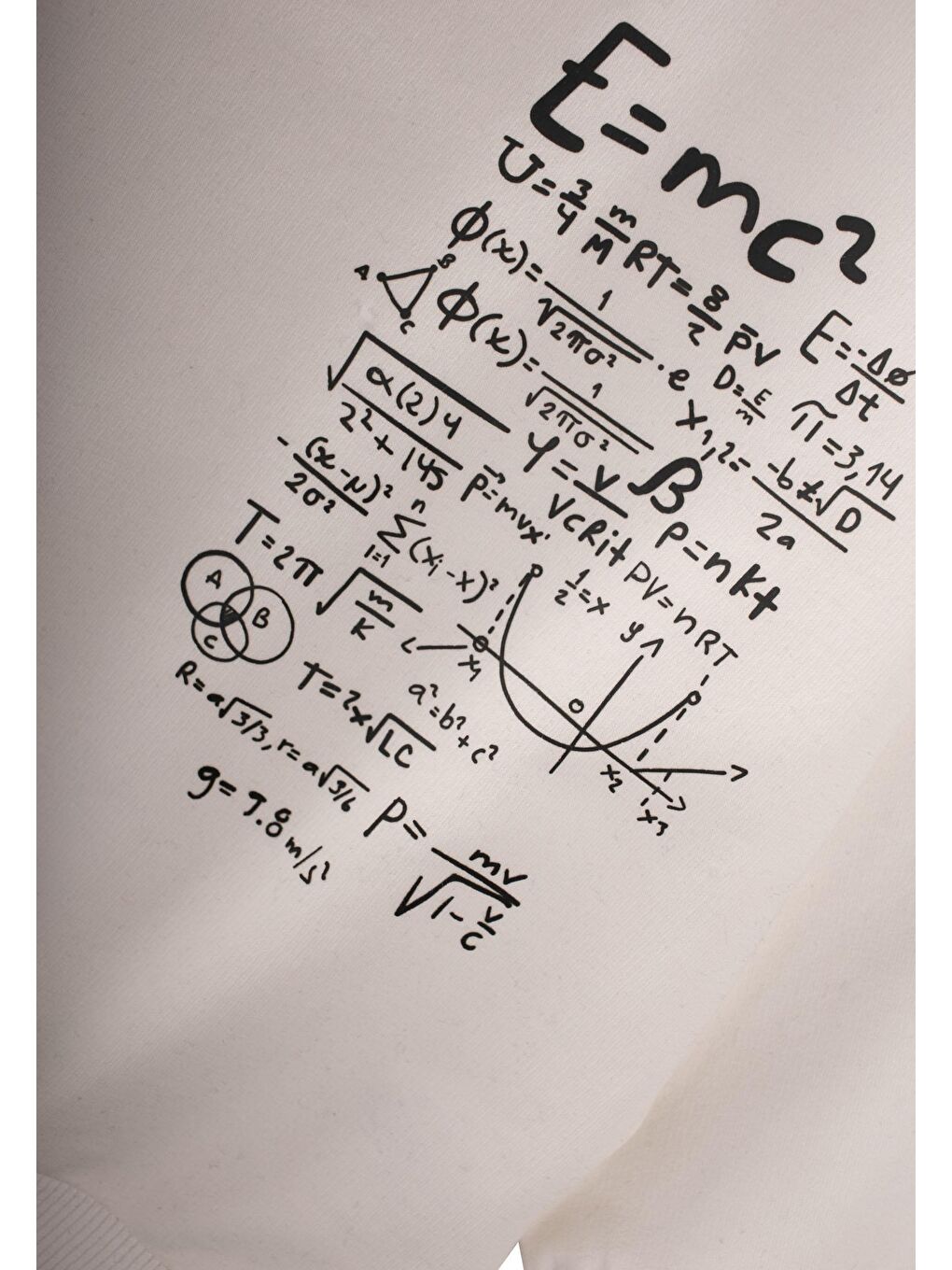 İşlem Baskılı Eşofman Takım 2-7 Yaş Ekru-2