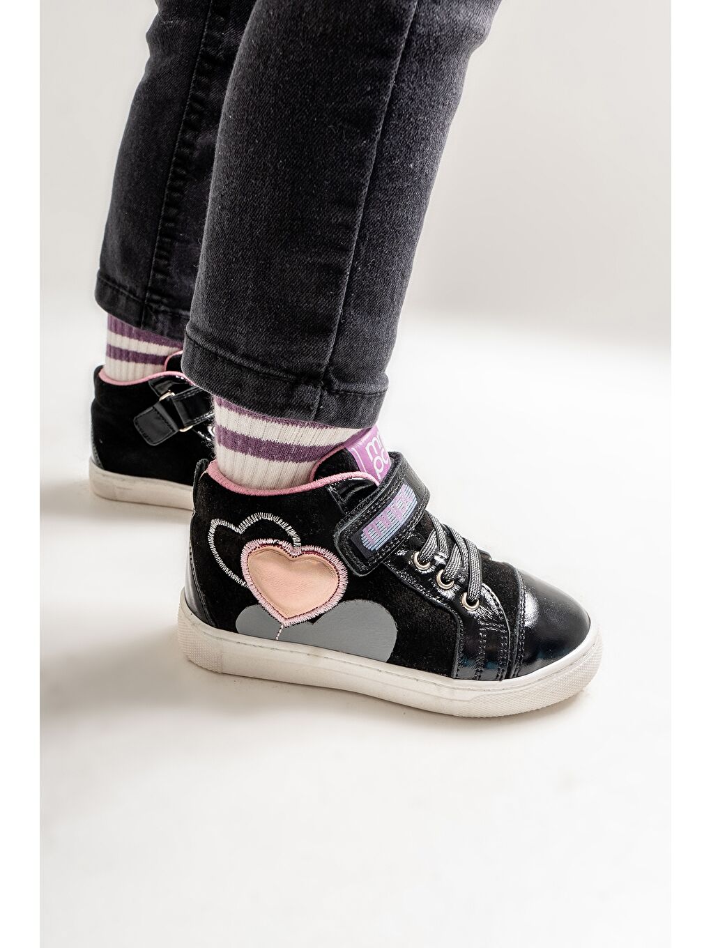 Kız Çocuk Siyah Hakiki Deri Suya Dayanıklı Anatomik Günlük Bot-1