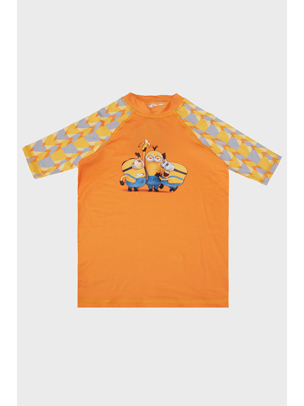 Sarı Hope Baskılı Uv Korumalı Kısa Kollu Mayo T Shirt ST2522140000