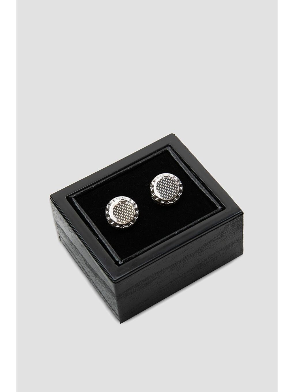 Gri 98511 Silver Silver Erkek Kol Düğmesi