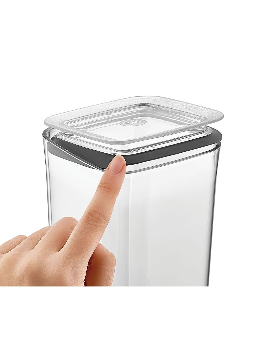 Renksiz Vip Ahmet VP-262 Sude Kare Saklama Kabı Seti 3 x 700 ml.-2