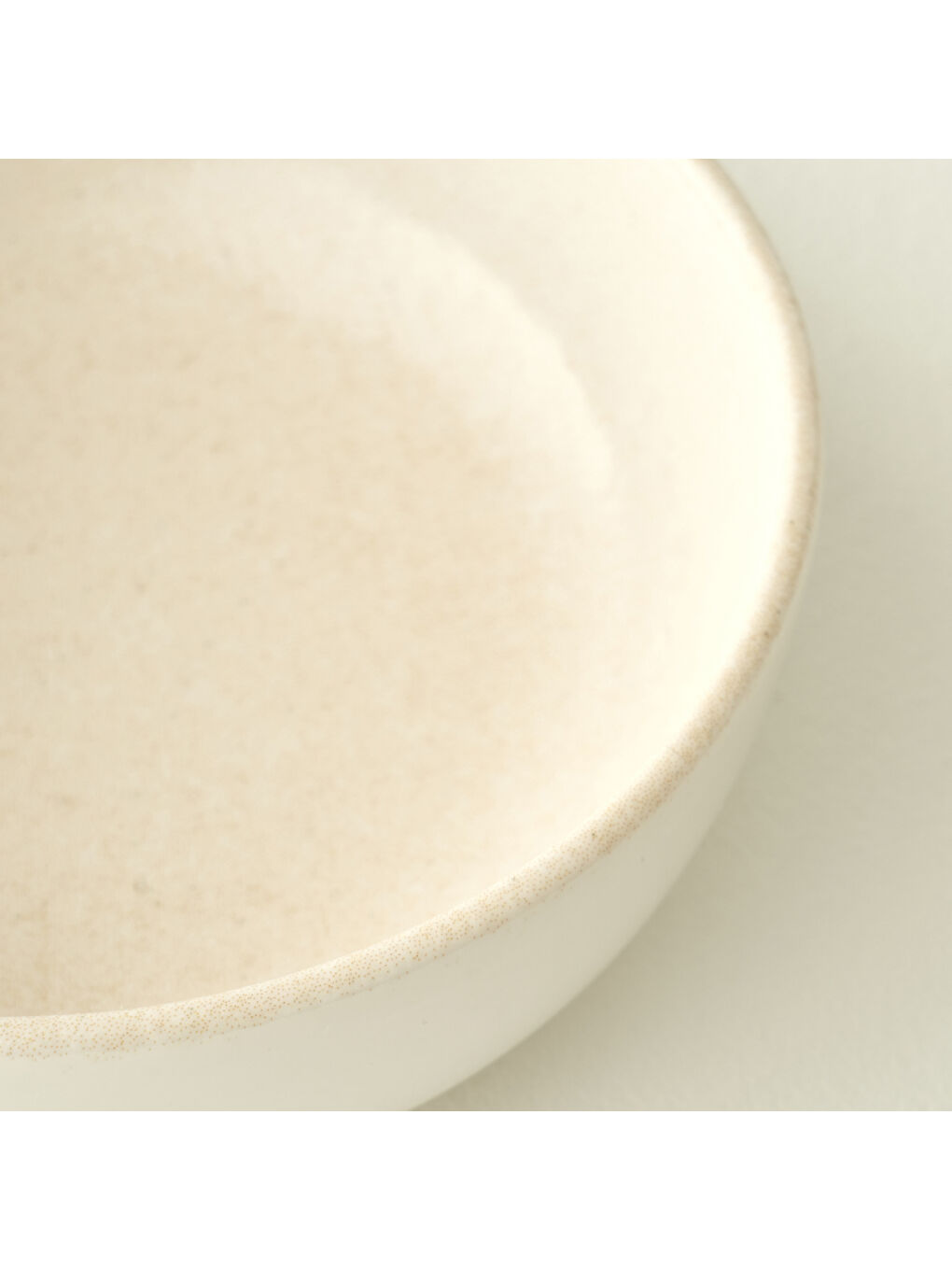 Ekru Merci Porselen Sunum Kasesi Krem (21 cm)-1