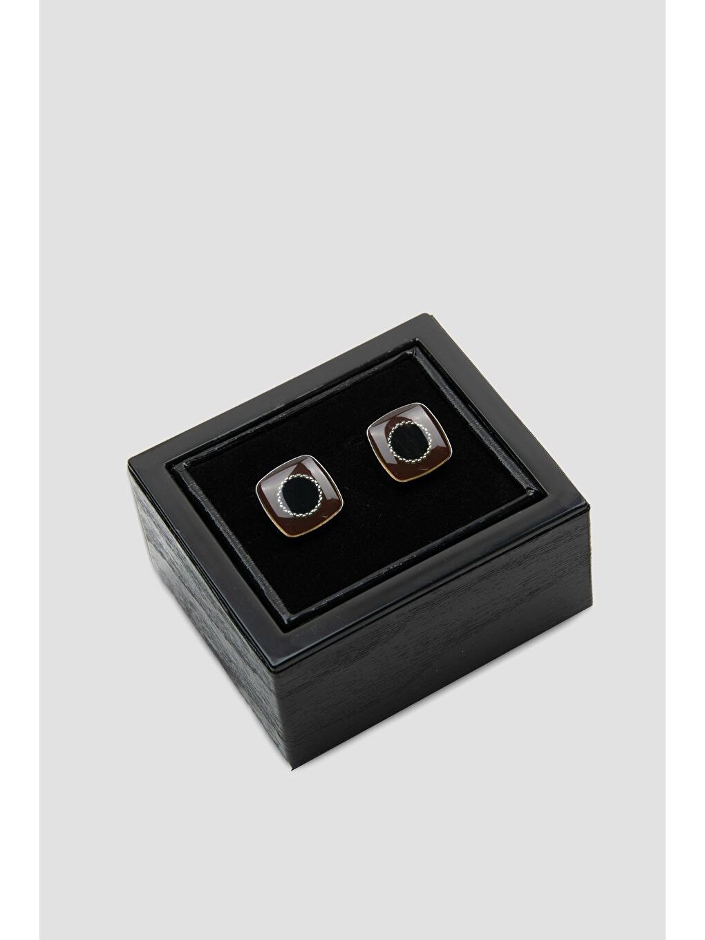 98510 Silver Kahverengi Erkek Kol Düğmesi