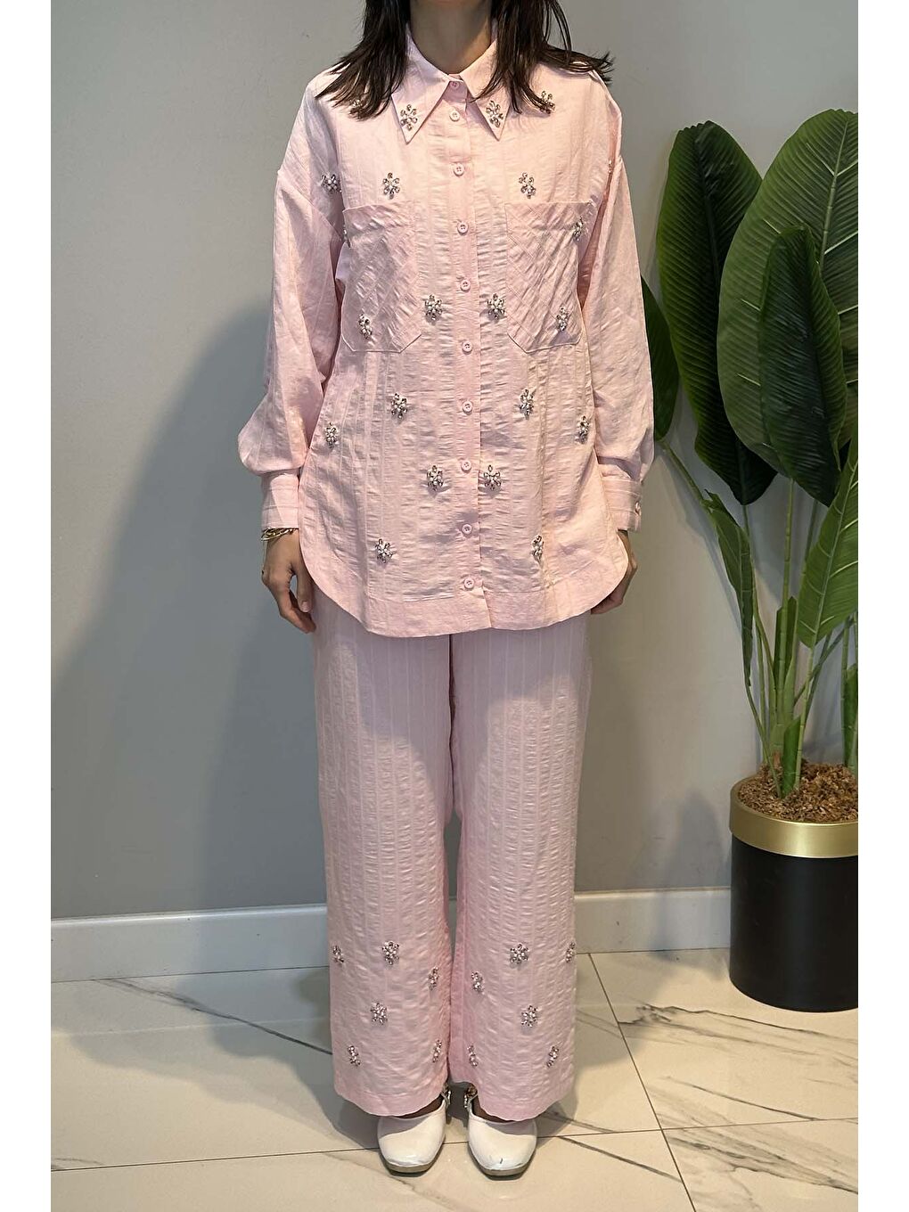 Missemramiss Pıetra Takım 5148 Pembe-1