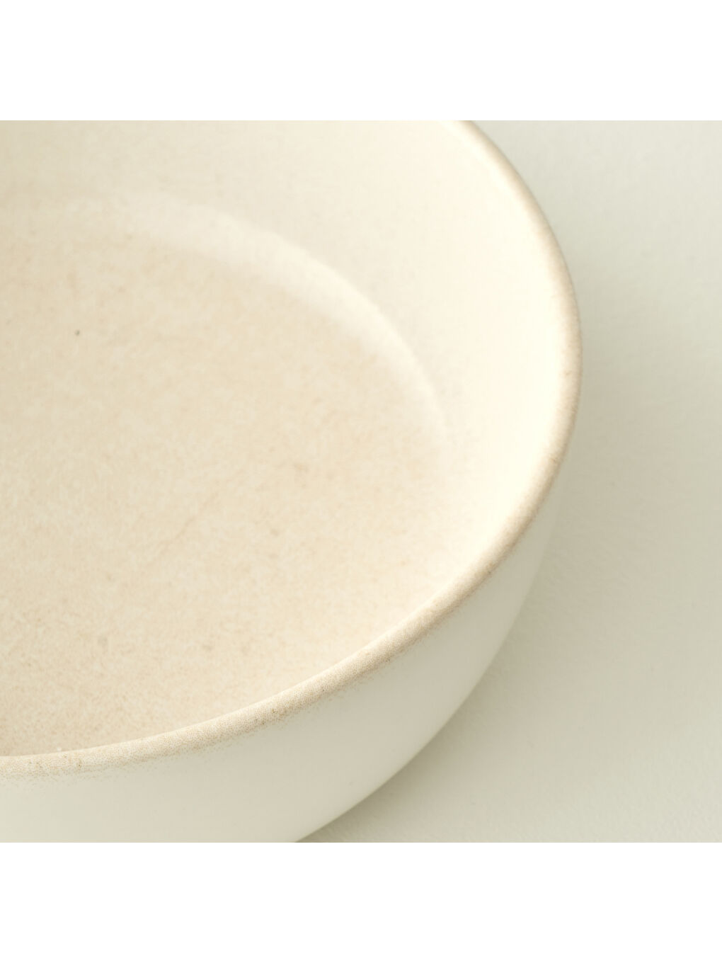 Ekru Merci Porselen Sunum Kasesi Krem (10 cm)-1