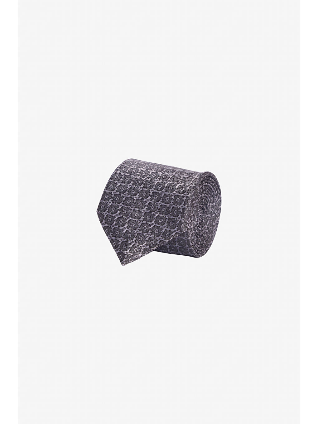 Erkek Antrasit Desenli Kravat
