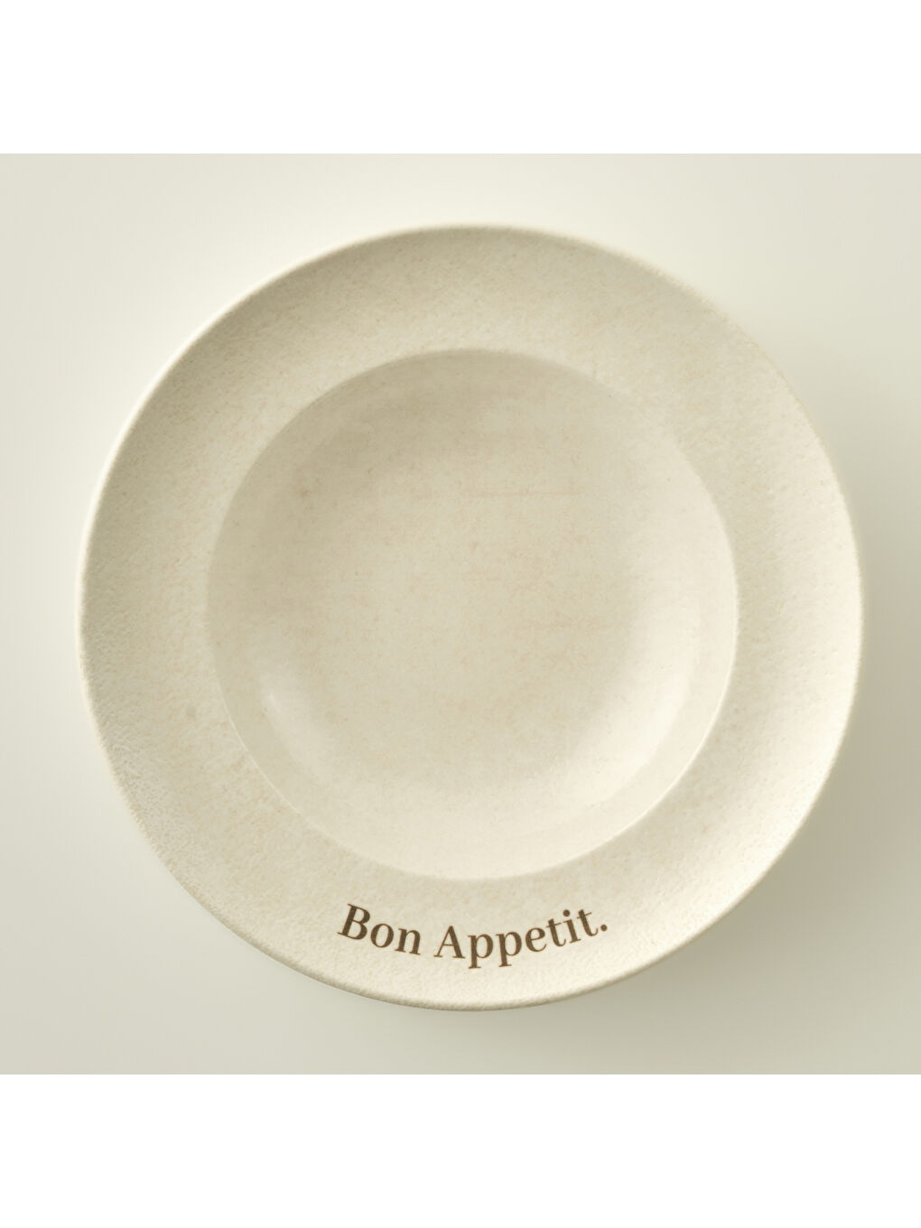 Ekru Bon Appetit Porselen Makarna Tabağı Krem (28 cm)