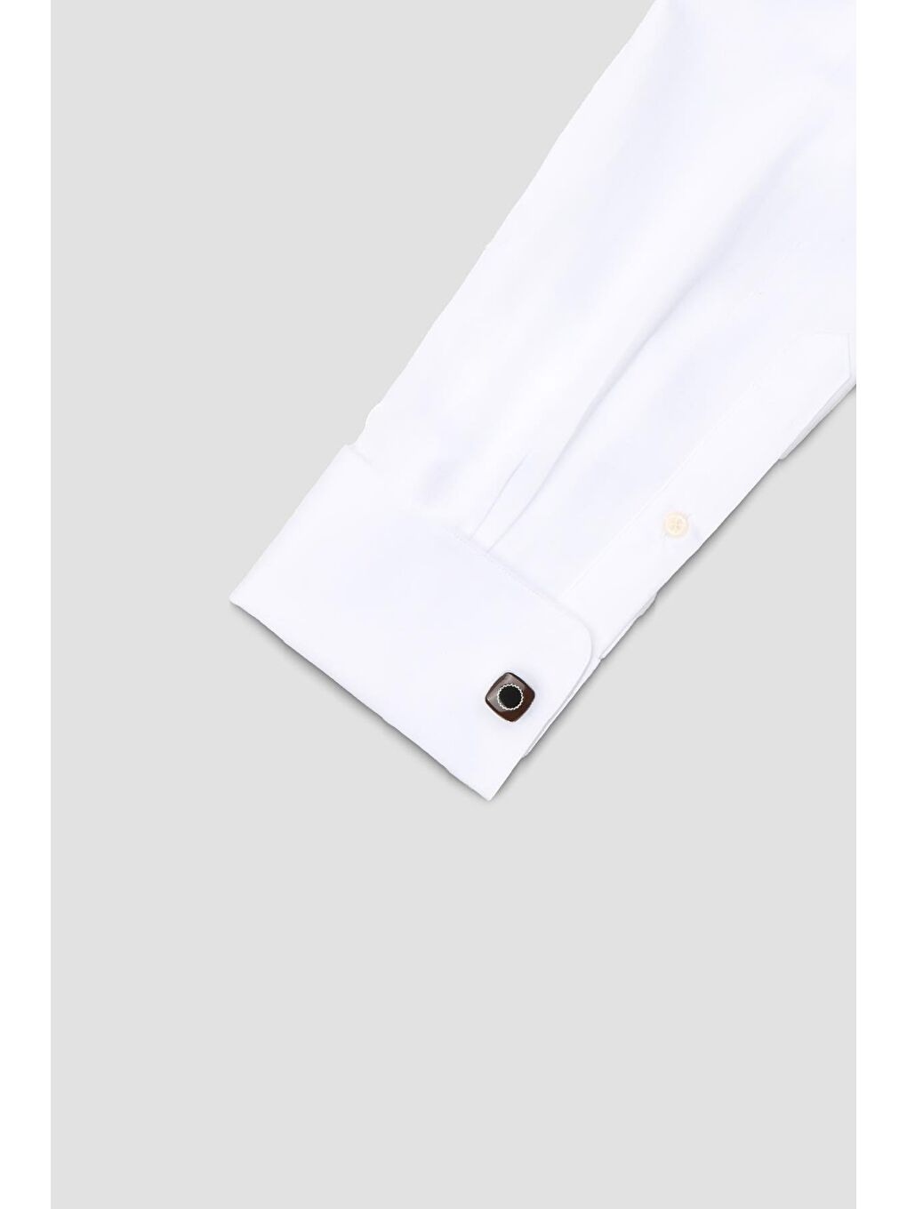 98510 Silver Kahverengi Erkek Kol Düğmesi-2