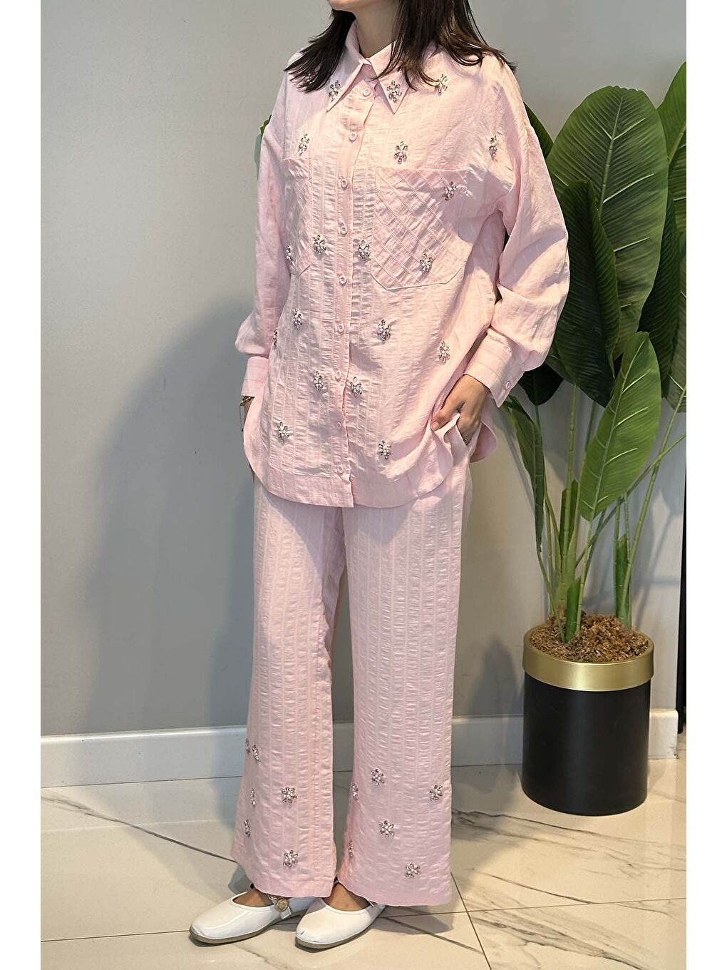 Missemramiss Pıetra Takım 5148 Pembe-2