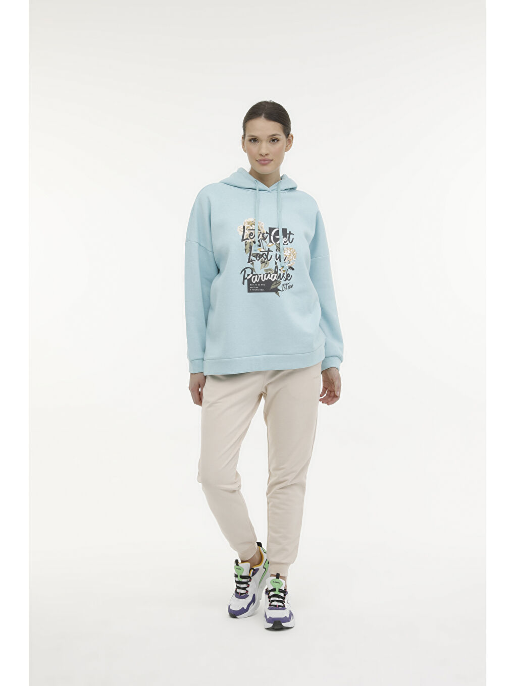 Kinetix Yeşil WL LAYLA 17GF83 3PR Yeşil Kadın Sweatshirt - 2