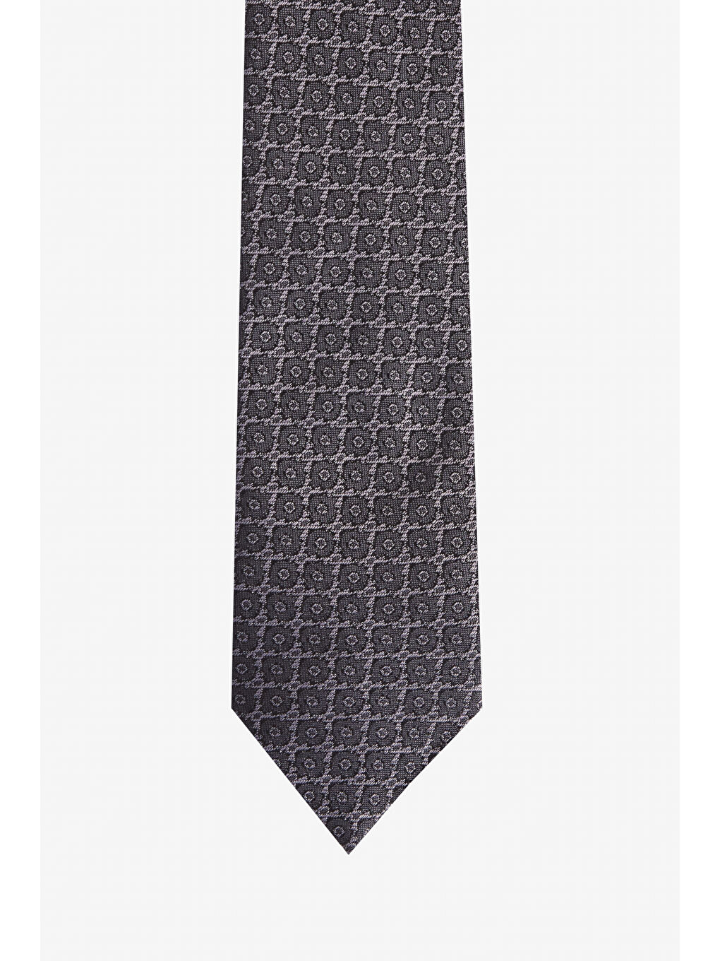 Erkek Antrasit Desenli Kravat-1
