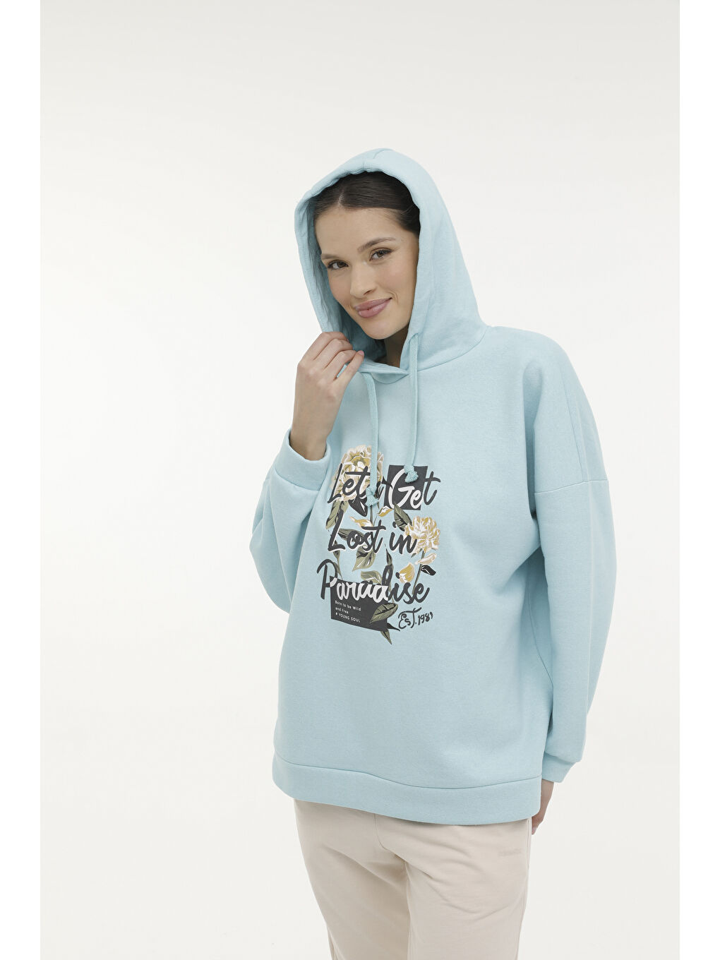 Kinetix Yeşil WL LAYLA 17GF83 3PR Yeşil Kadın Sweatshirt - 4