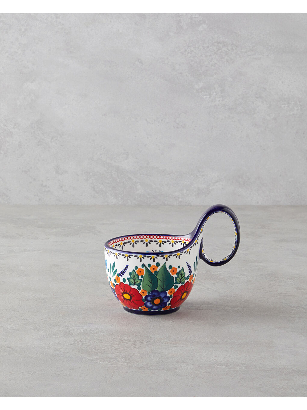 Beyaz Whimsy Stoneware Kupa 375 ml Renkli