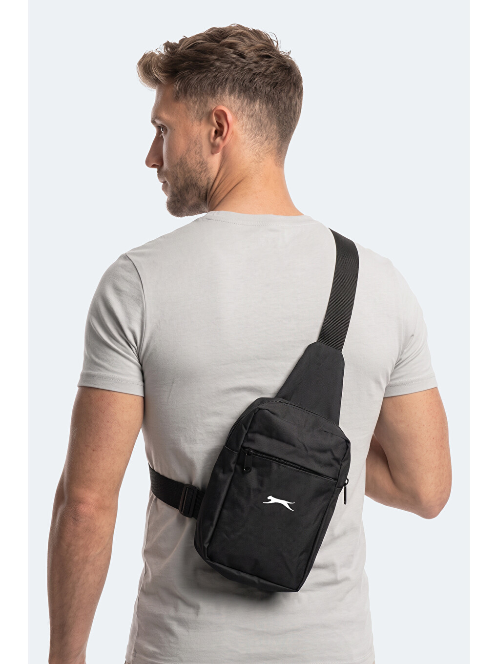 Gander Unisex Siyah Göğüs Çantası-1