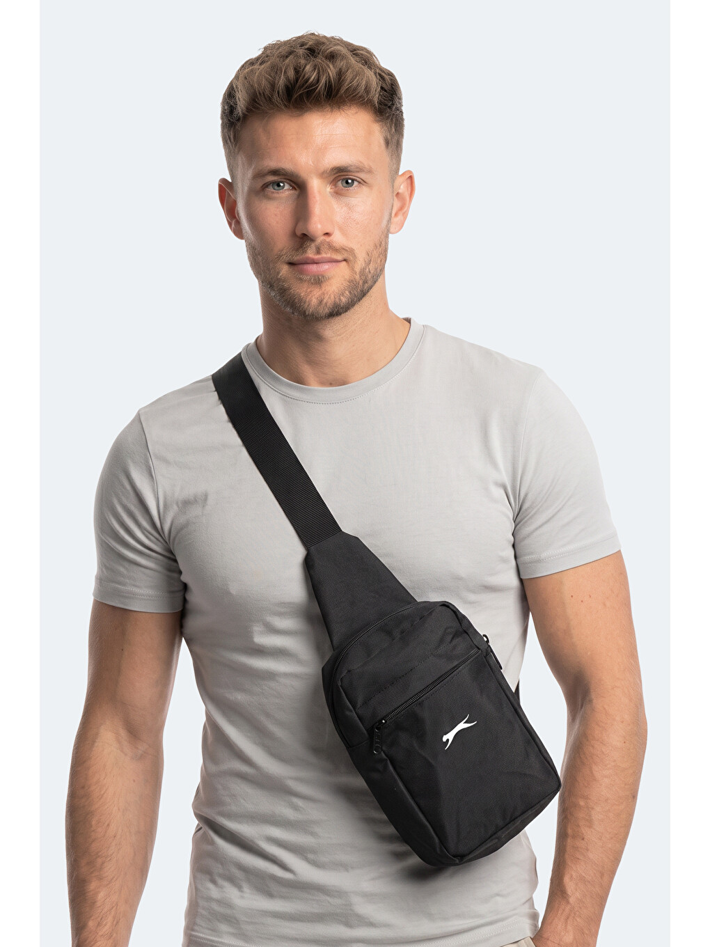 Gander Unisex Siyah Göğüs Çantası-3