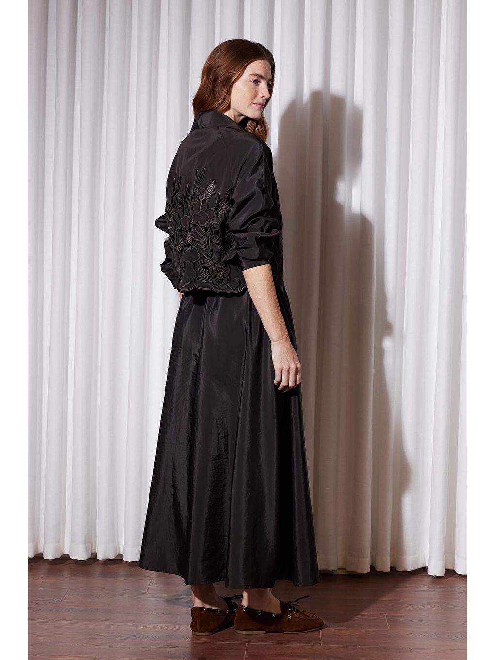 Missemramiss Grace Cut Elbise 5195 Kahverengi-2