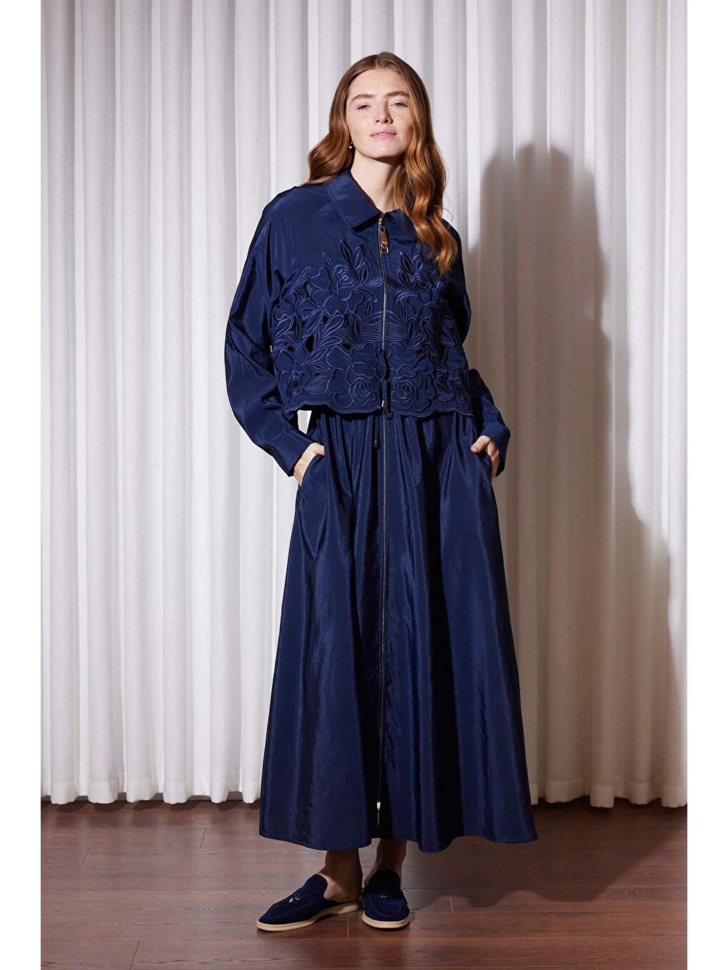 Missemramiss Grace Cut Elbise 5195 Lacivert