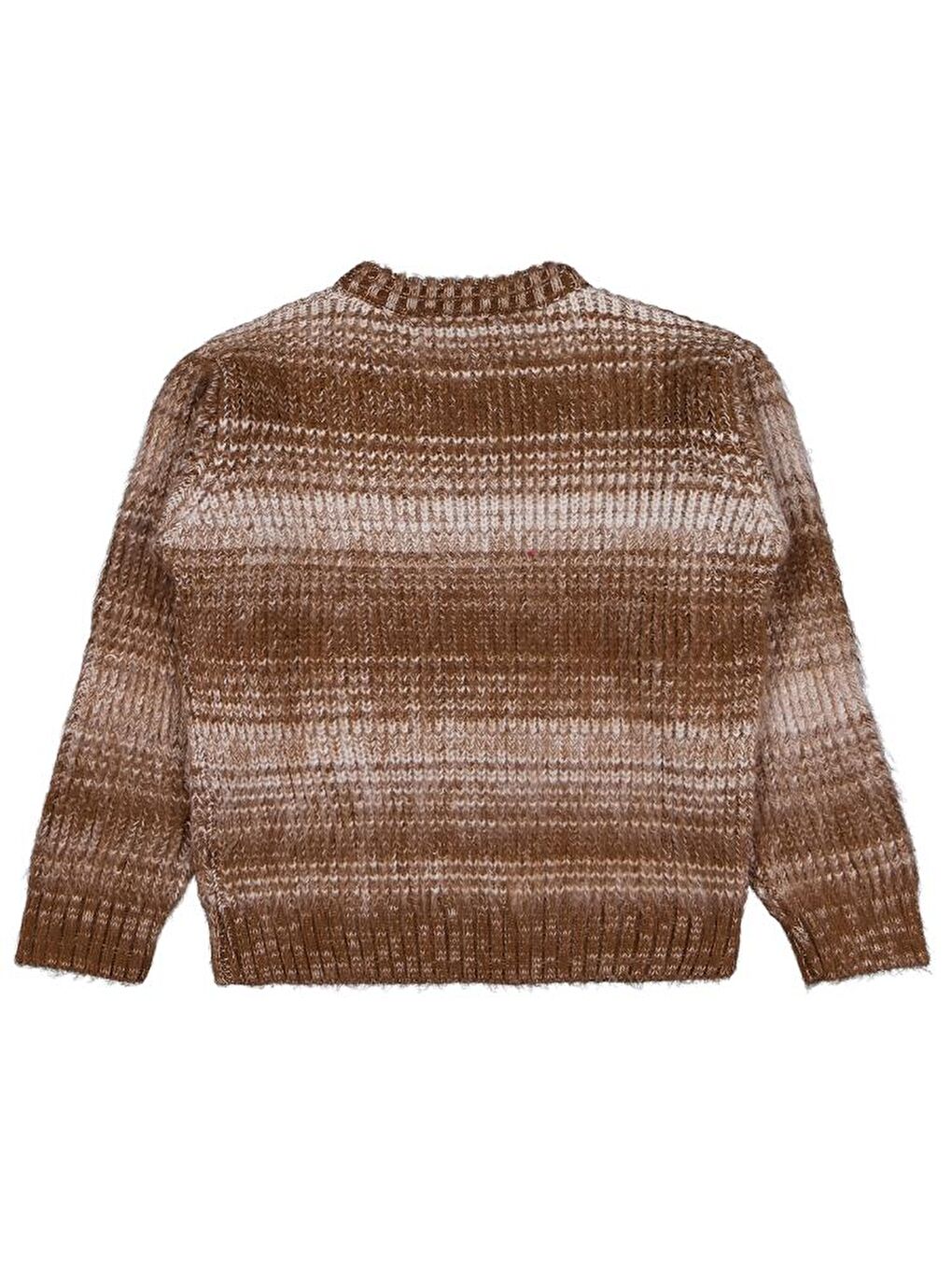 Kahverengi Boys Renk Geçişli 10-13 Yaş Kazak-1