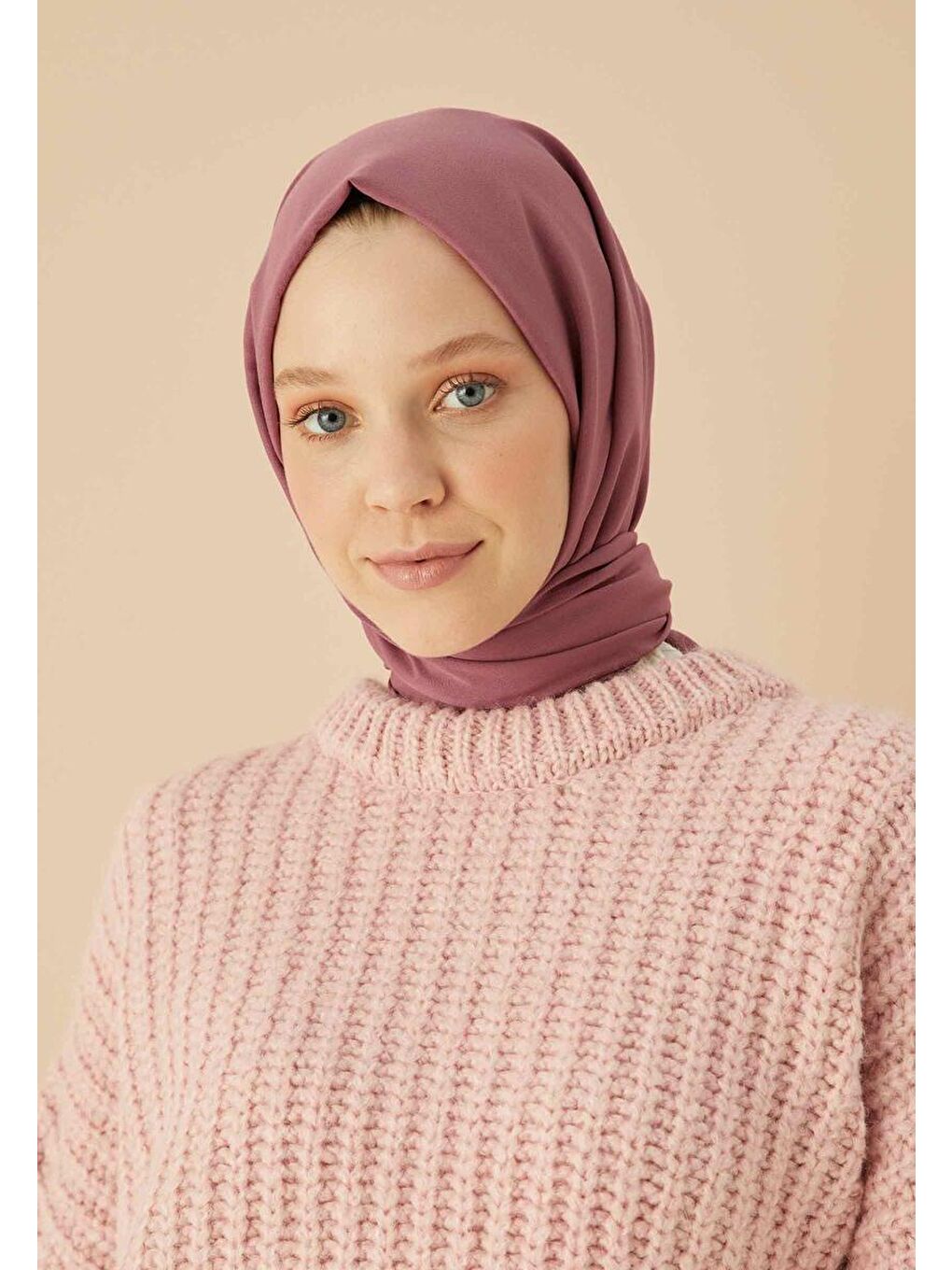 Pamuk Viskon Şal Mürdüm