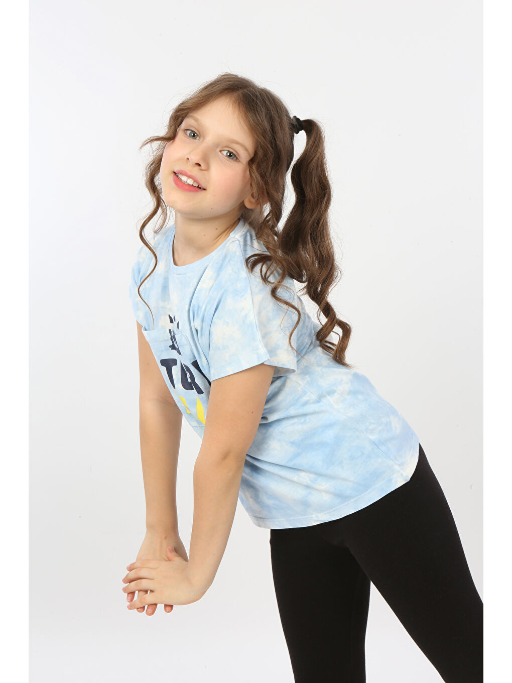 Lila Kız Çocuk Story Soul Baskılı Tişört-4