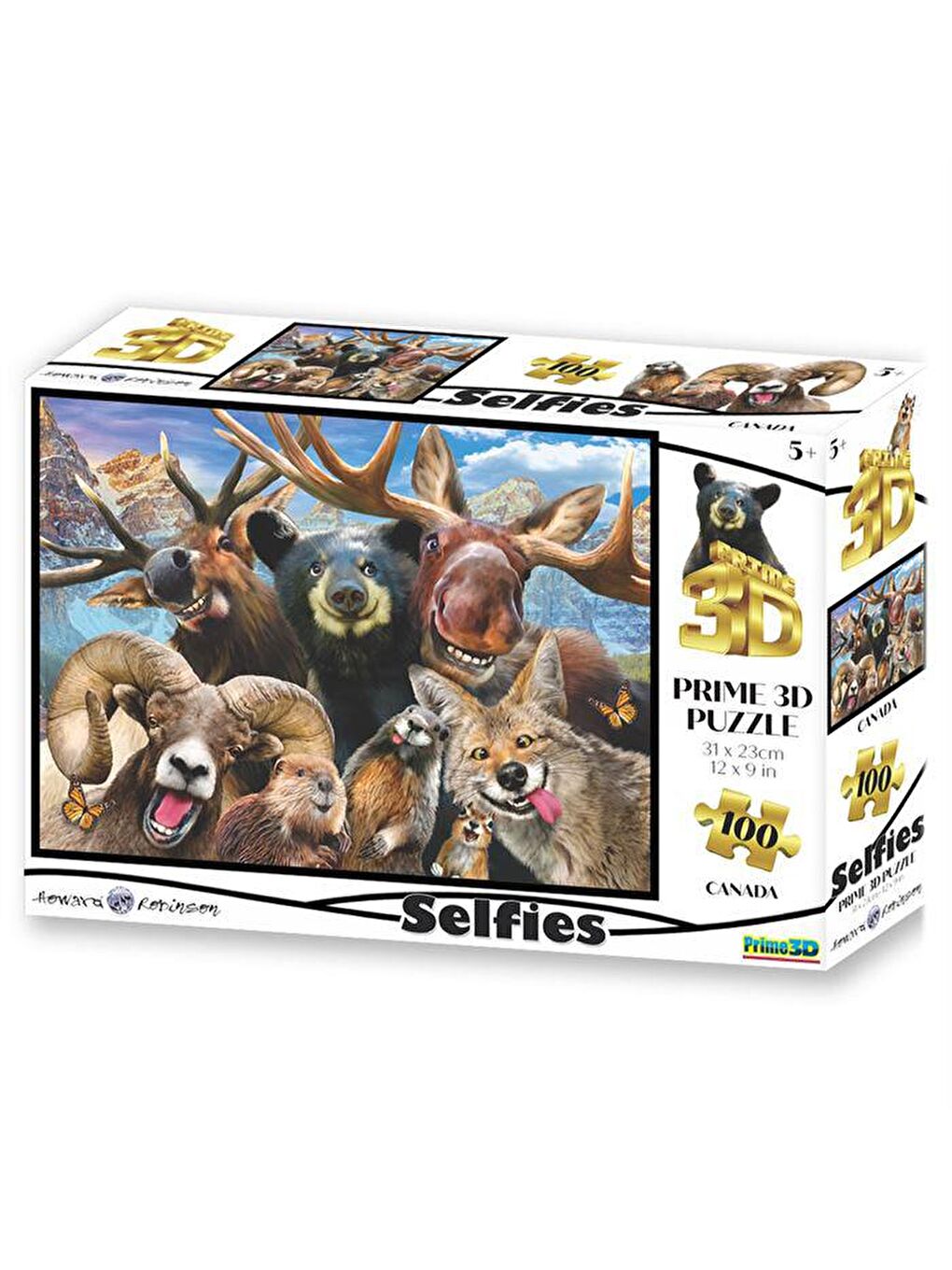 Prime 3D Karışık Kanada Selfie 100 Parça Puzzle 10779