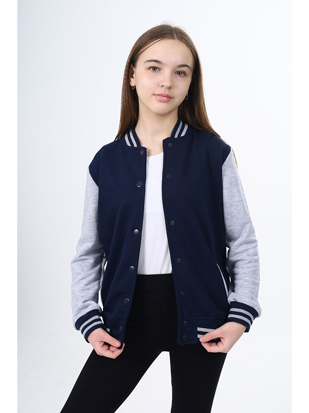 Toontoykids Lacivert Unisex Çocuk Kolej Hırka