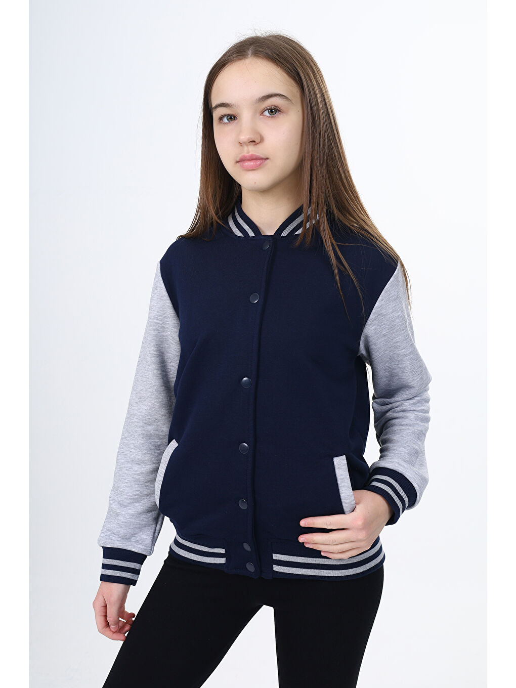 Toontoykids Lacivert Unisex Çocuk Kolej Hırka - 1