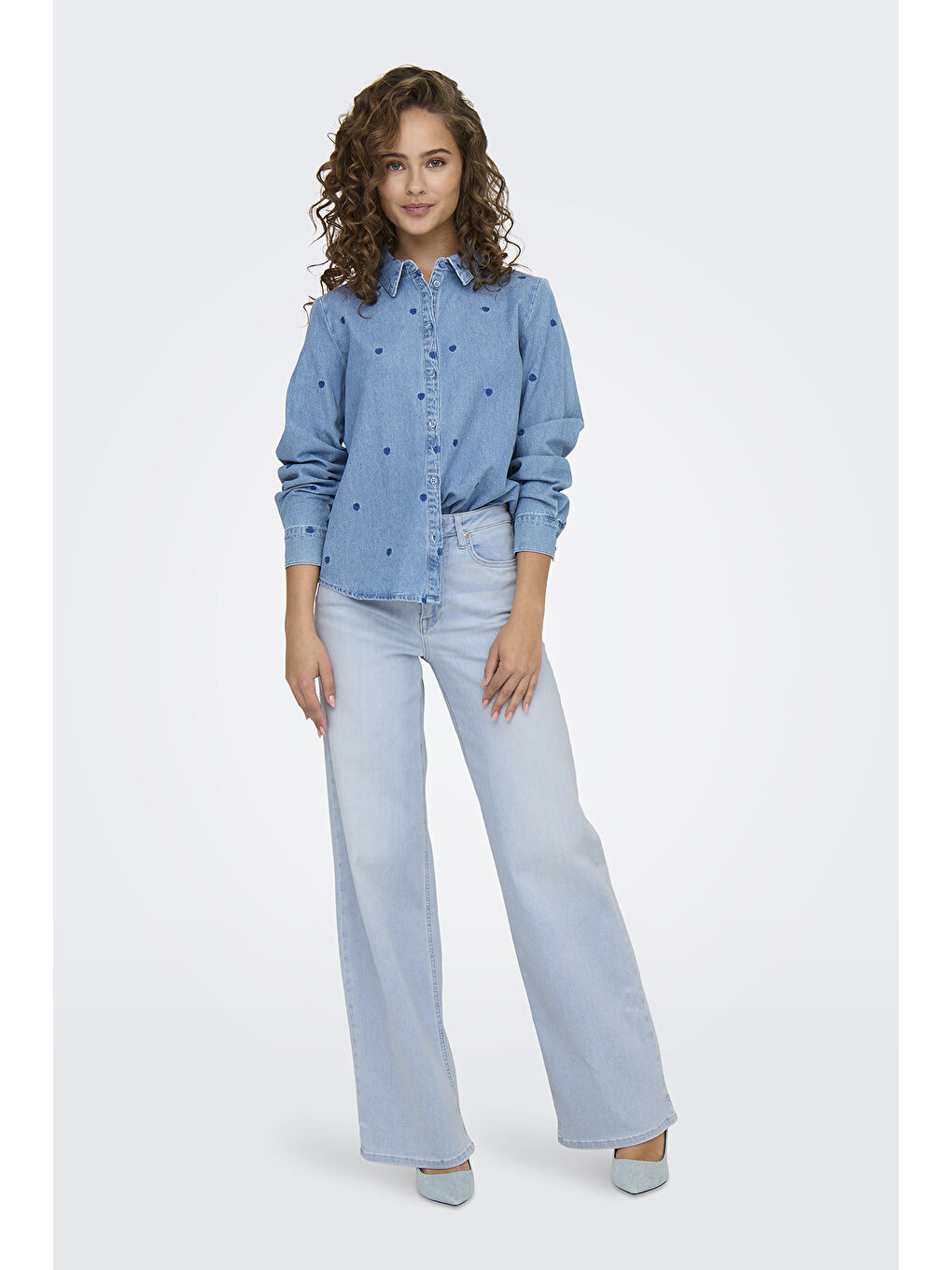Mavi Onlmadison Pamuklu Wide Leg Yüksek Bel Bol Paça Kadın Jeans 15338289