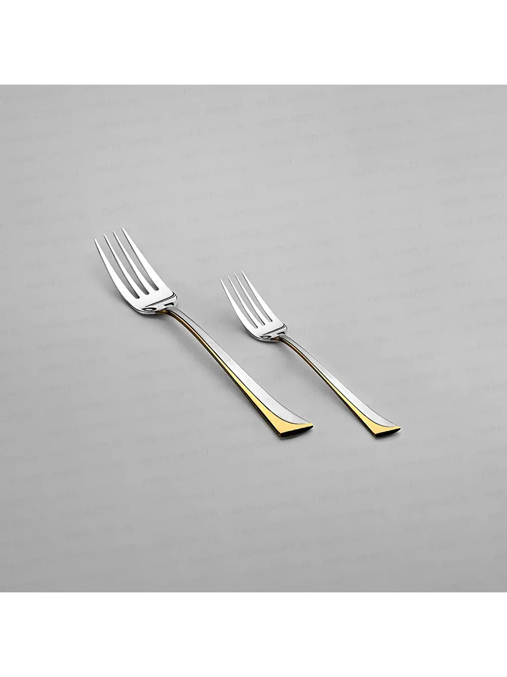 Sarı Maksi Altın Saten 12 Kişilik 84 Parça Deri Kutulu Çatal Kaşık Bıçak Takımı-5