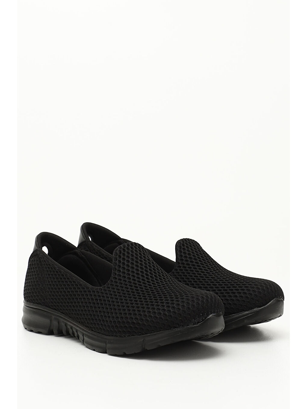 GÖNDERİ(R) Mor Kadın ZÜMRÜT-SİYAH Triko Memory Foam Tabanlıklı Comfort Sneaker - 1