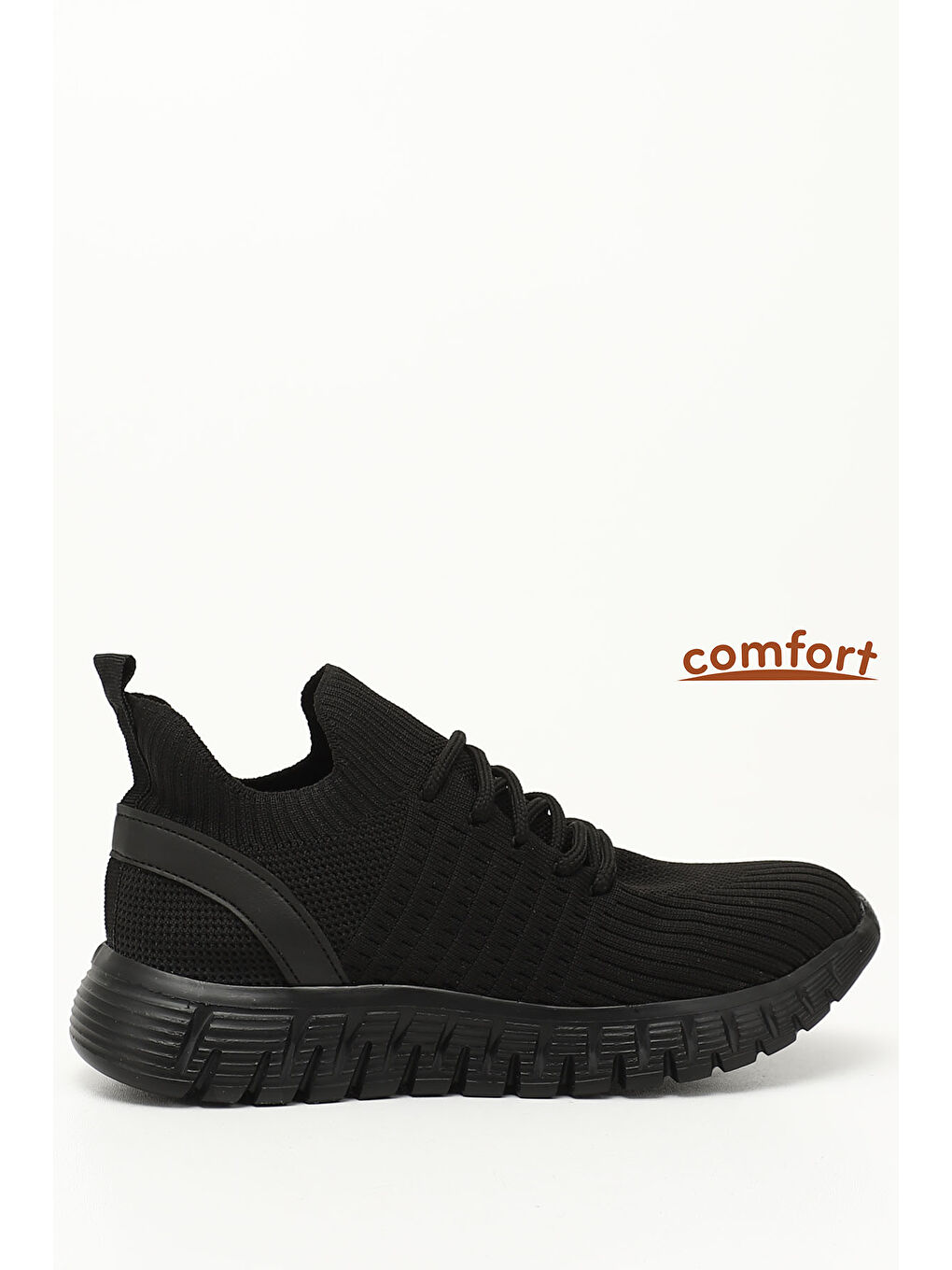 Mor Kadın ZÜMRÜT-SİYAH Triko Bağcıklı Memory Foam Tabanlıklı Comfort Sneaker