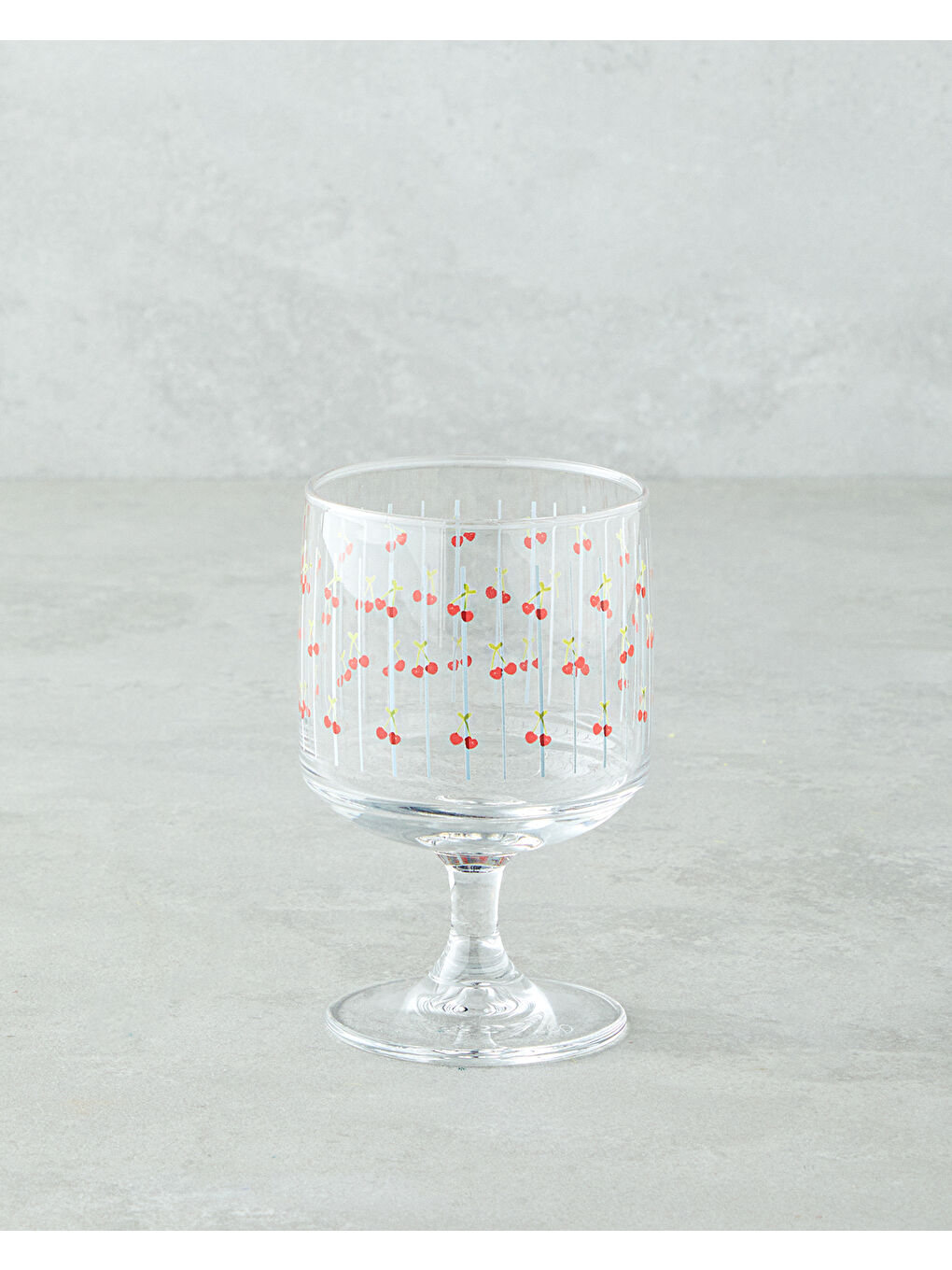 Cherries Cam 3'lü Cup 300 ml Kırmızı-1