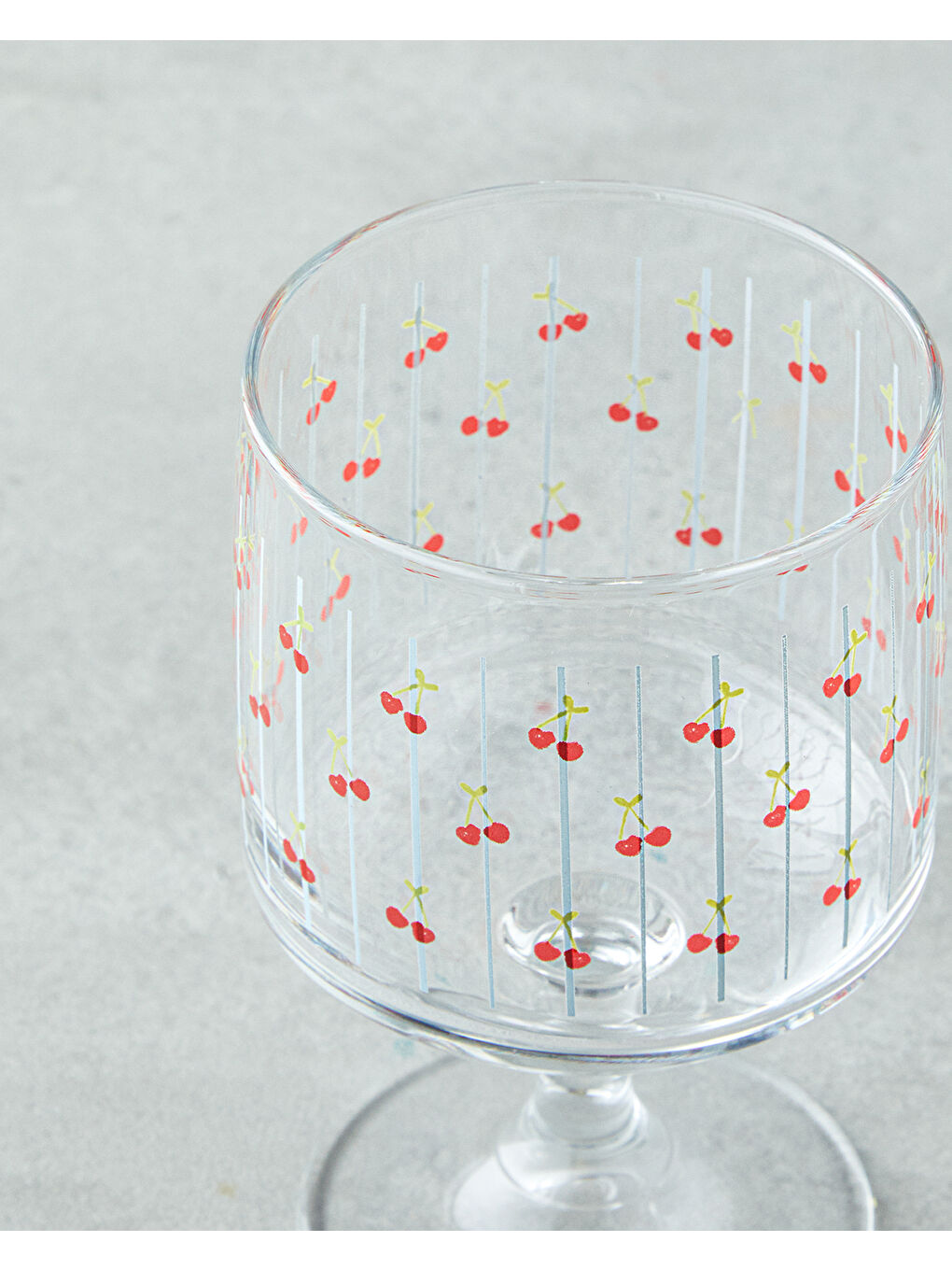 Cherries Cam 3'lü Cup 300 ml Kırmızı-2