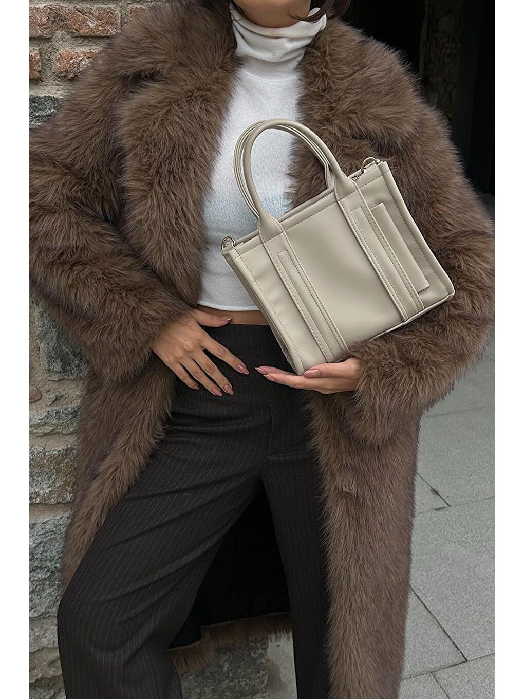 Miles Tote Bag Bej-4